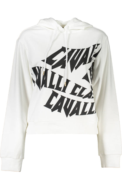 CAVALLI CLASS FELPA SENZA ZIP DONNA BIANCO""