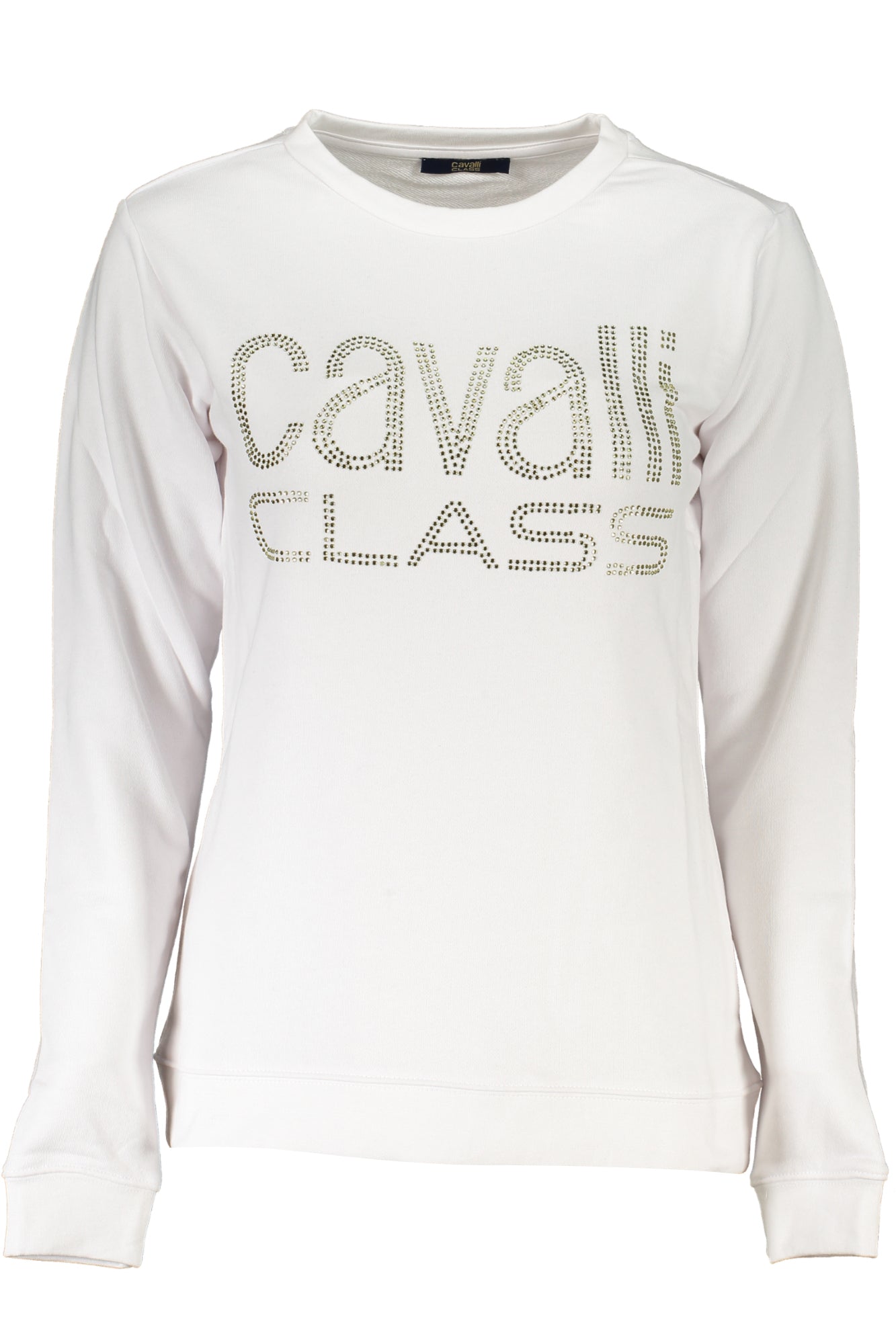 CAVALLI CLASS FELPA SENZA ZIP DONNA BIANCO""