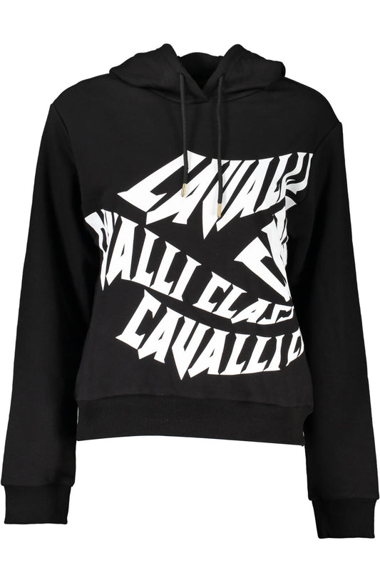 CAVALLI CLASS FELPA SENZA ZIP DONNA NERO""