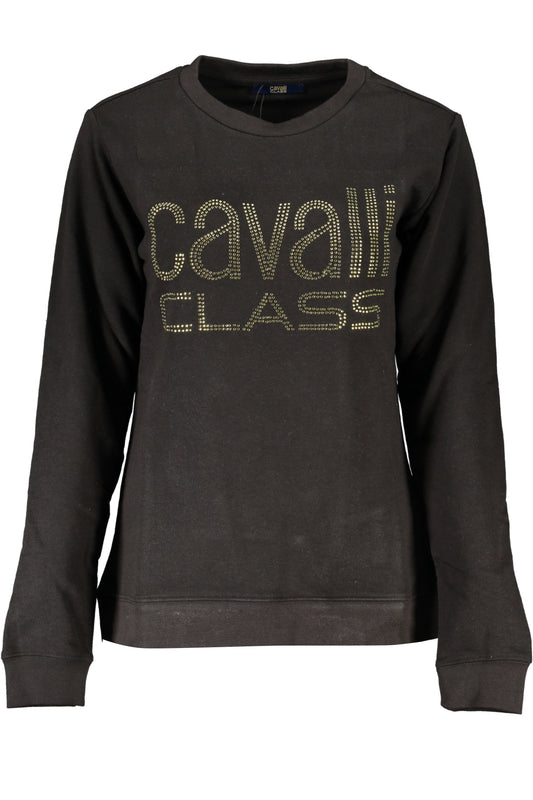 Cavalli Class Felpa Senza Zip Donna Nero""