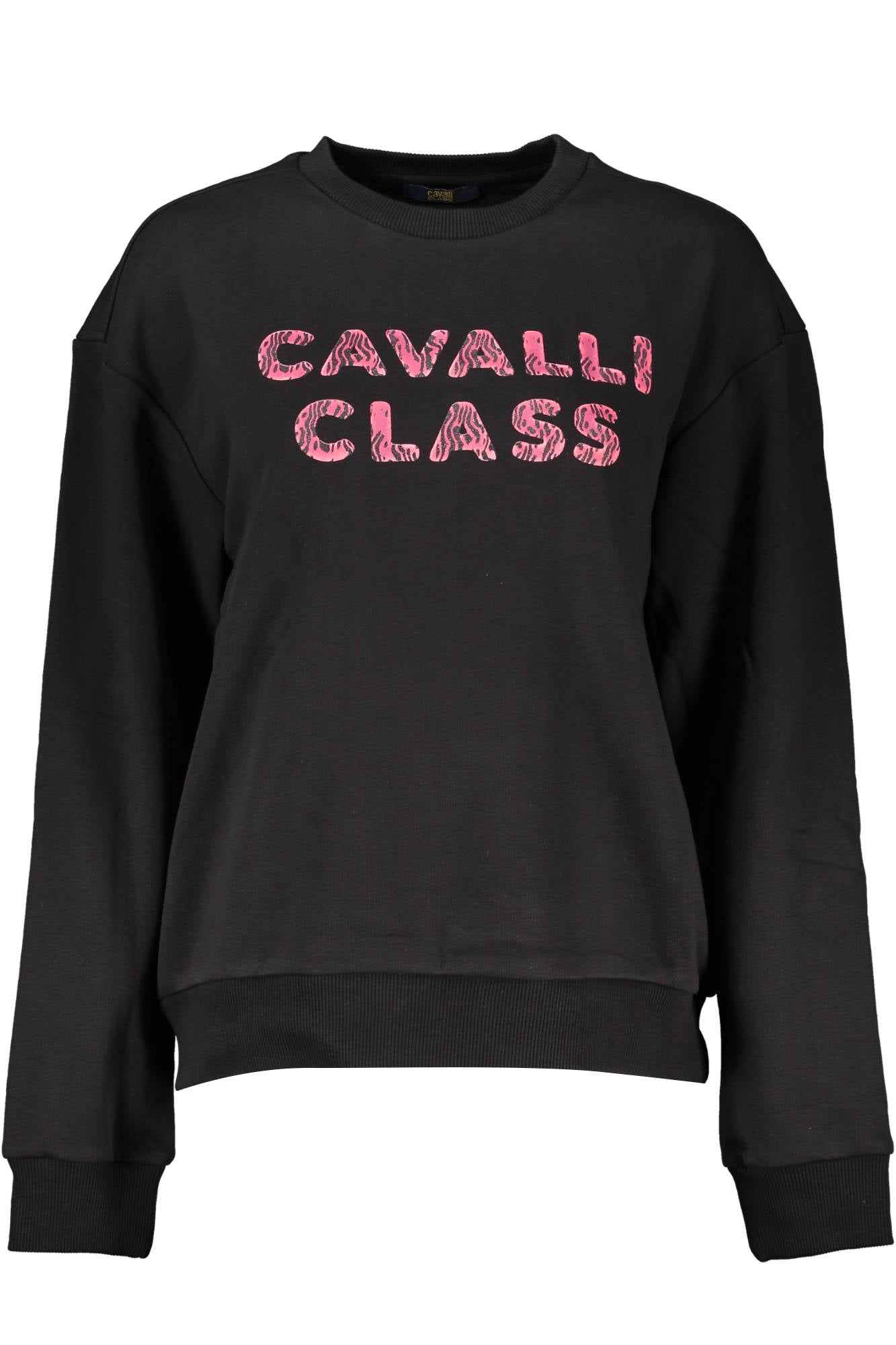 CAVALLI CLASS FELPA SENZA ZIP DONNA NERO""