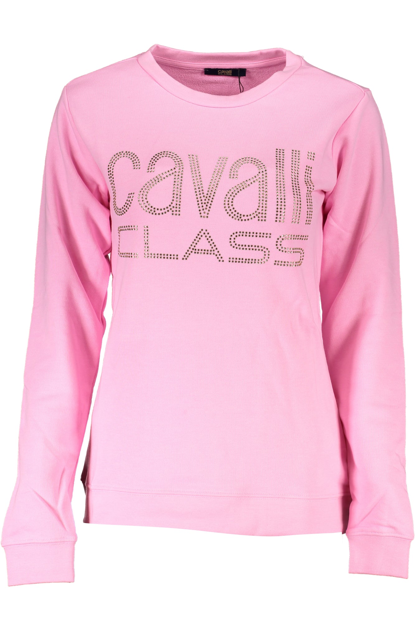 CAVALLI CLASS FELPA SENZA ZIP DONNA ROSA""