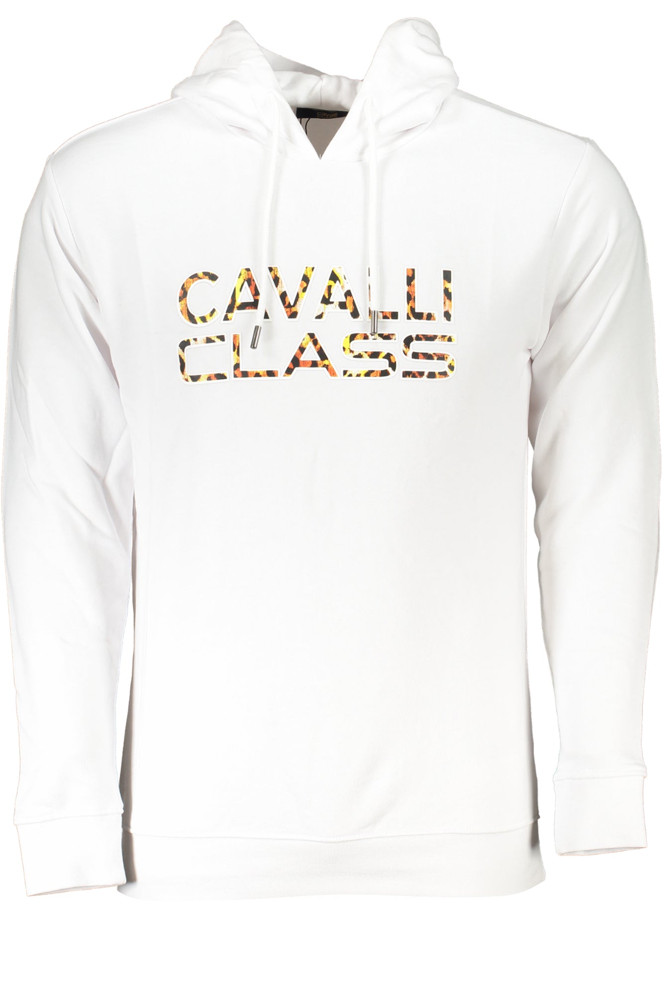 CAVALLI CLASS FELPA SENZA ZIP UOMO BIANCO""