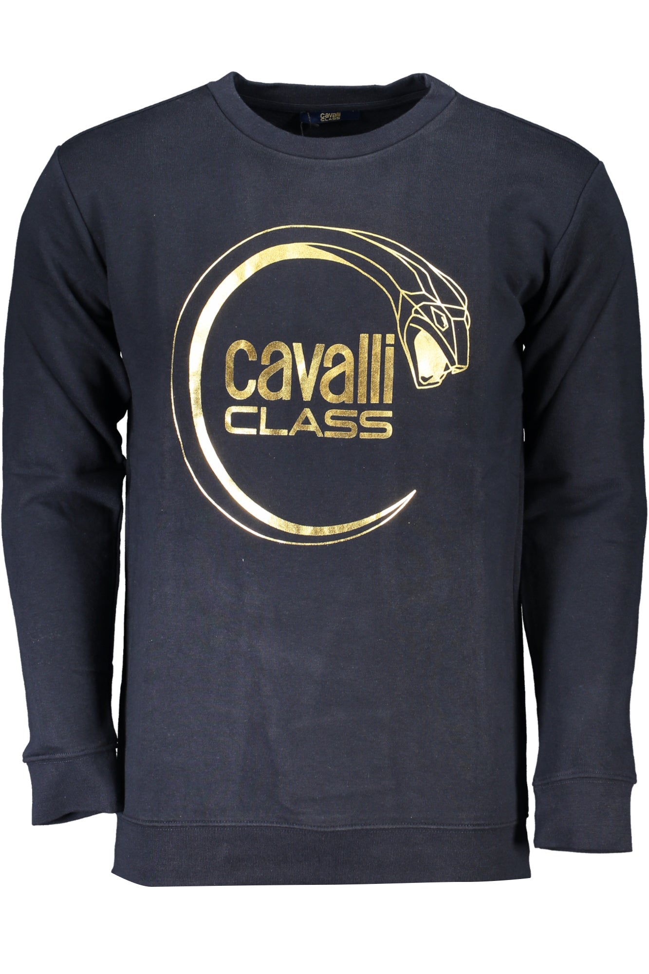 CAVALLI CLASS FELPA SENZA ZIP UOMO BLU""