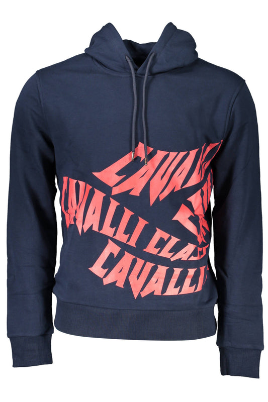 CAVALLI CLASS FELPA SENZA ZIP UOMO BLU""