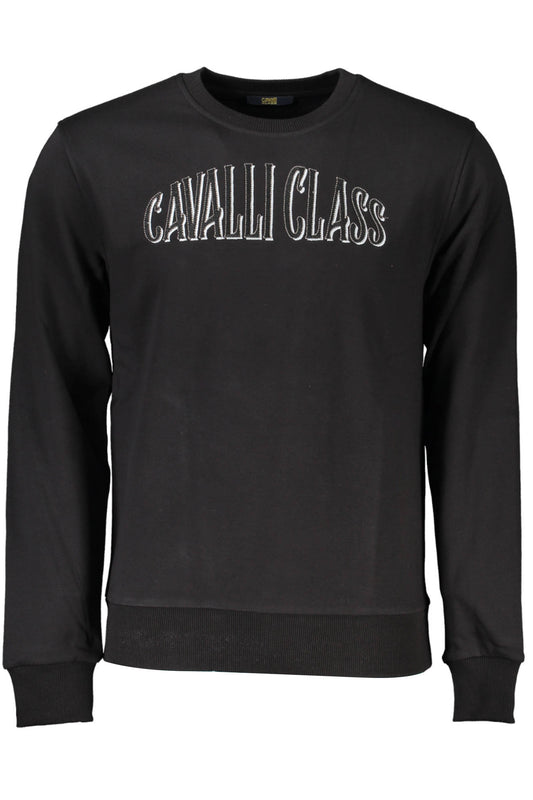 CAVALLI CLASS FELPA SENZA ZIP UOMO NERO""