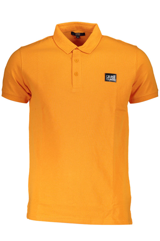 CAVALLI CLASS POLO MANICHE CORTE UOMO ARANCIO