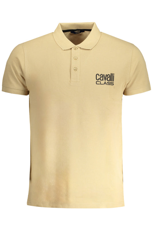 CAVALLI CLASS POLO MANICHE CORTE UOMO BEIGE