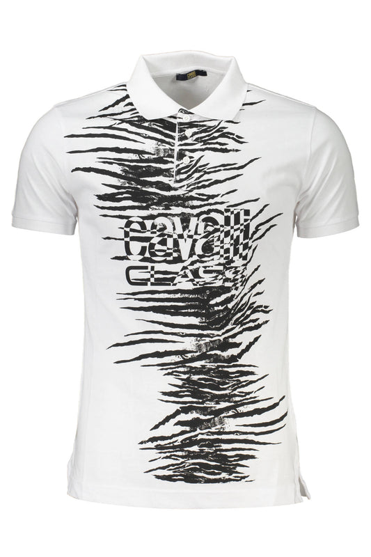 CAVALLI CLASS POLO MANICHE CORTE UOMO BIANCO