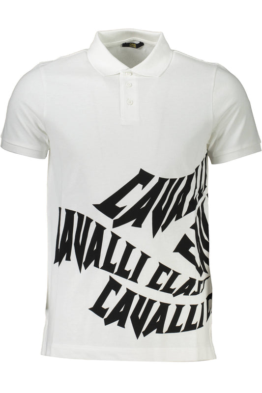 CAVALLI CLASS POLO MANICHE CORTE UOMO BIANCO