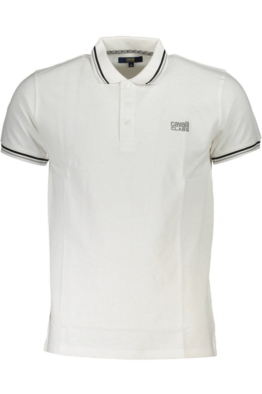 CAVALLI CLASS POLO MANICHE CORTE UOMO BIANCO