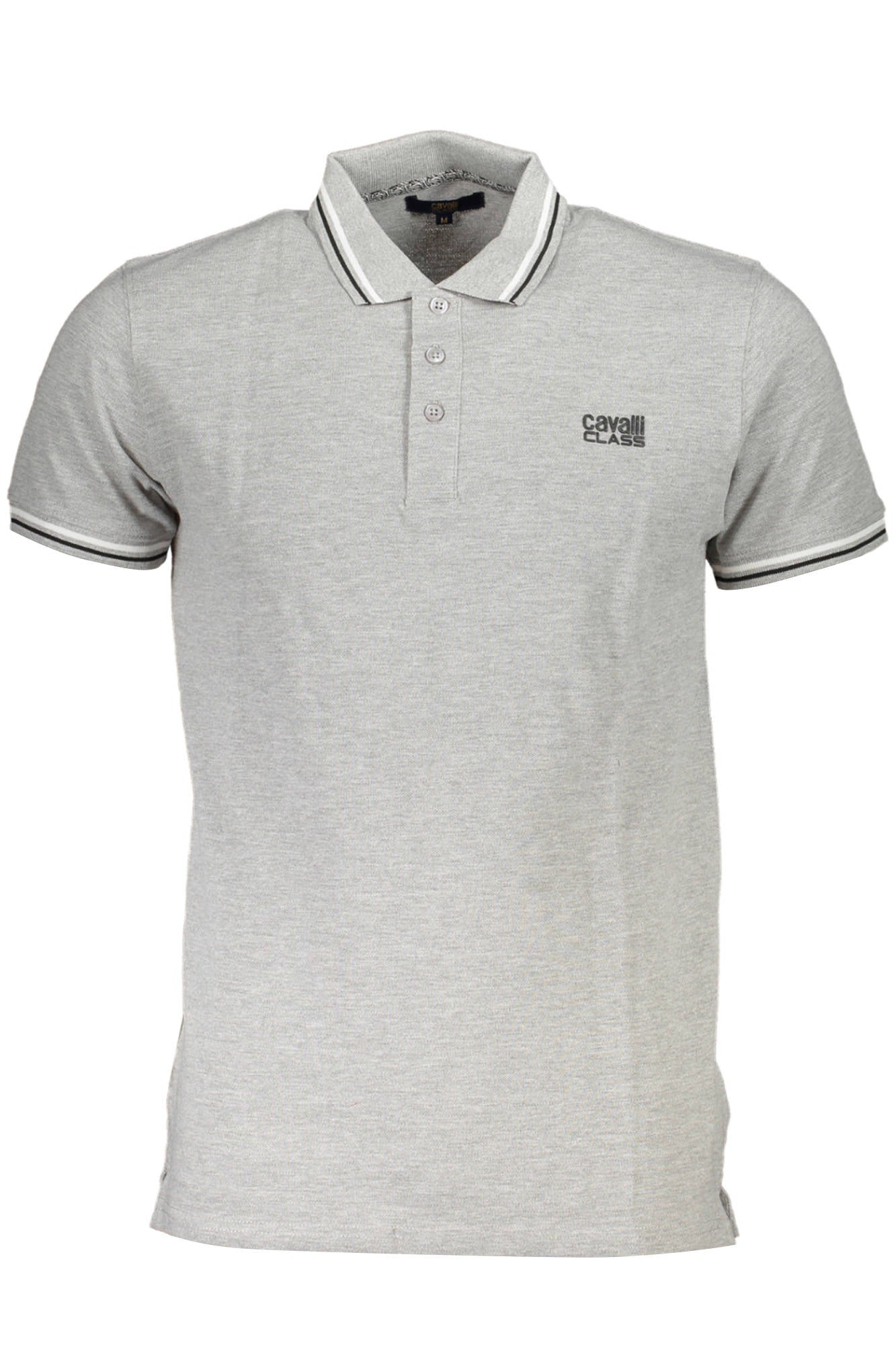 CAVALLI CLASS POLO MANICHE CORTE UOMO GRIGIO