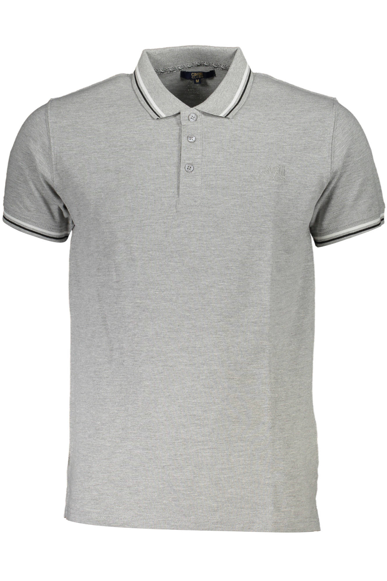 CAVALLI CLASS POLO MANICHE CORTE UOMO GRIGIO