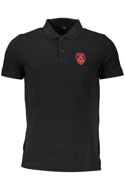 CAVALLI CLASS POLO MANICHE CORTE UOMO NERO