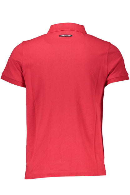 CAVALLI CLASS POLO MANICHE CORTE UOMO ROSSO