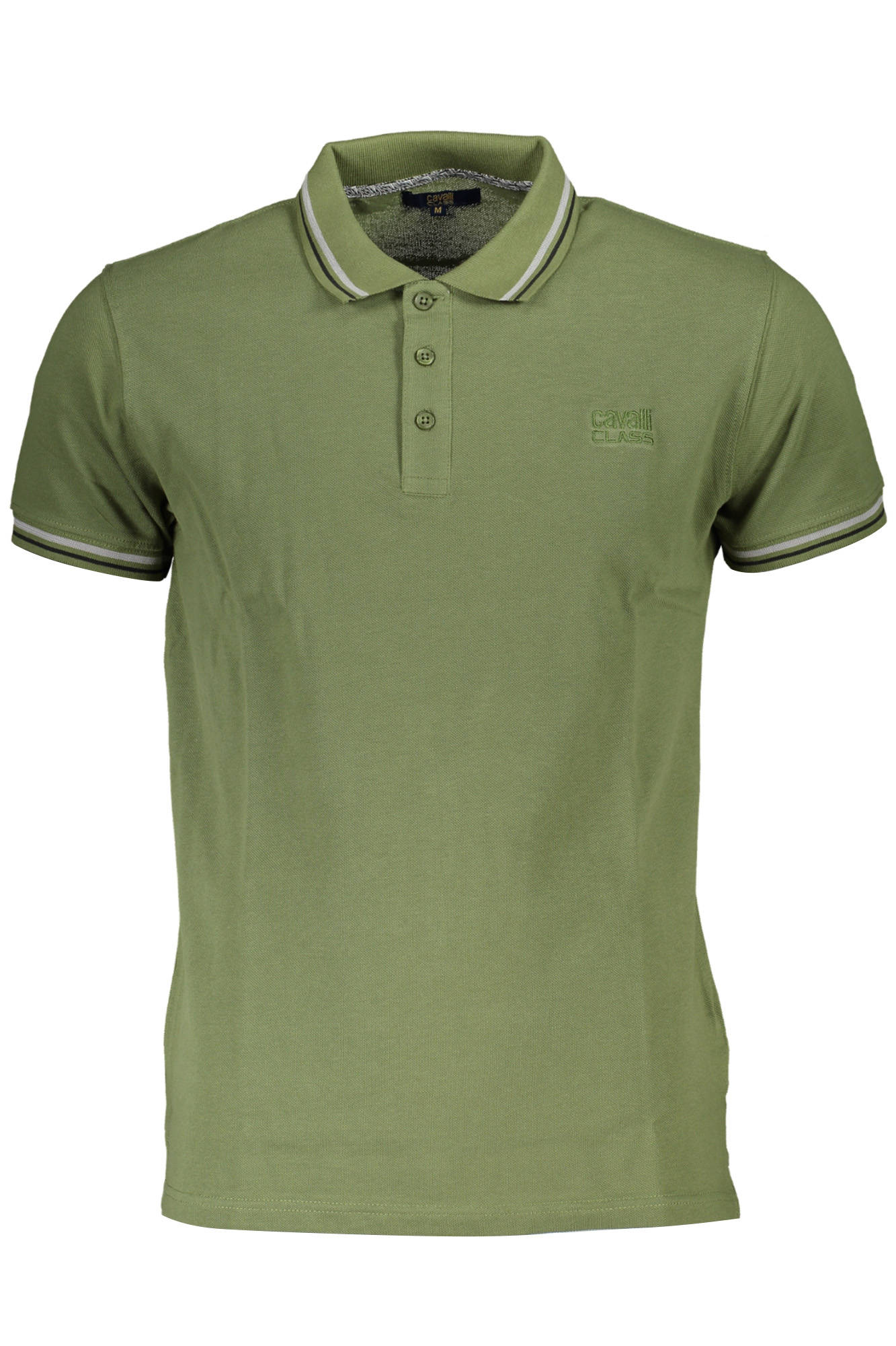 CAVALLI CLASS POLO MANICHE CORTE UOMO VERDE