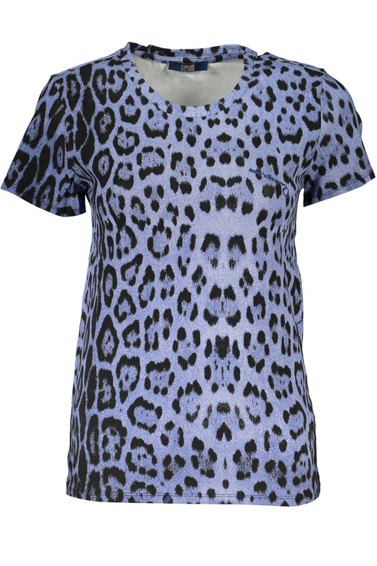 CAVALLI CLASS T-SHIRT MANICHE CORTE DONNA AZZURRO