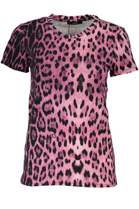 CAVALLI CLASS T-SHIRT MANICHE CORTE DONNA ROSA""