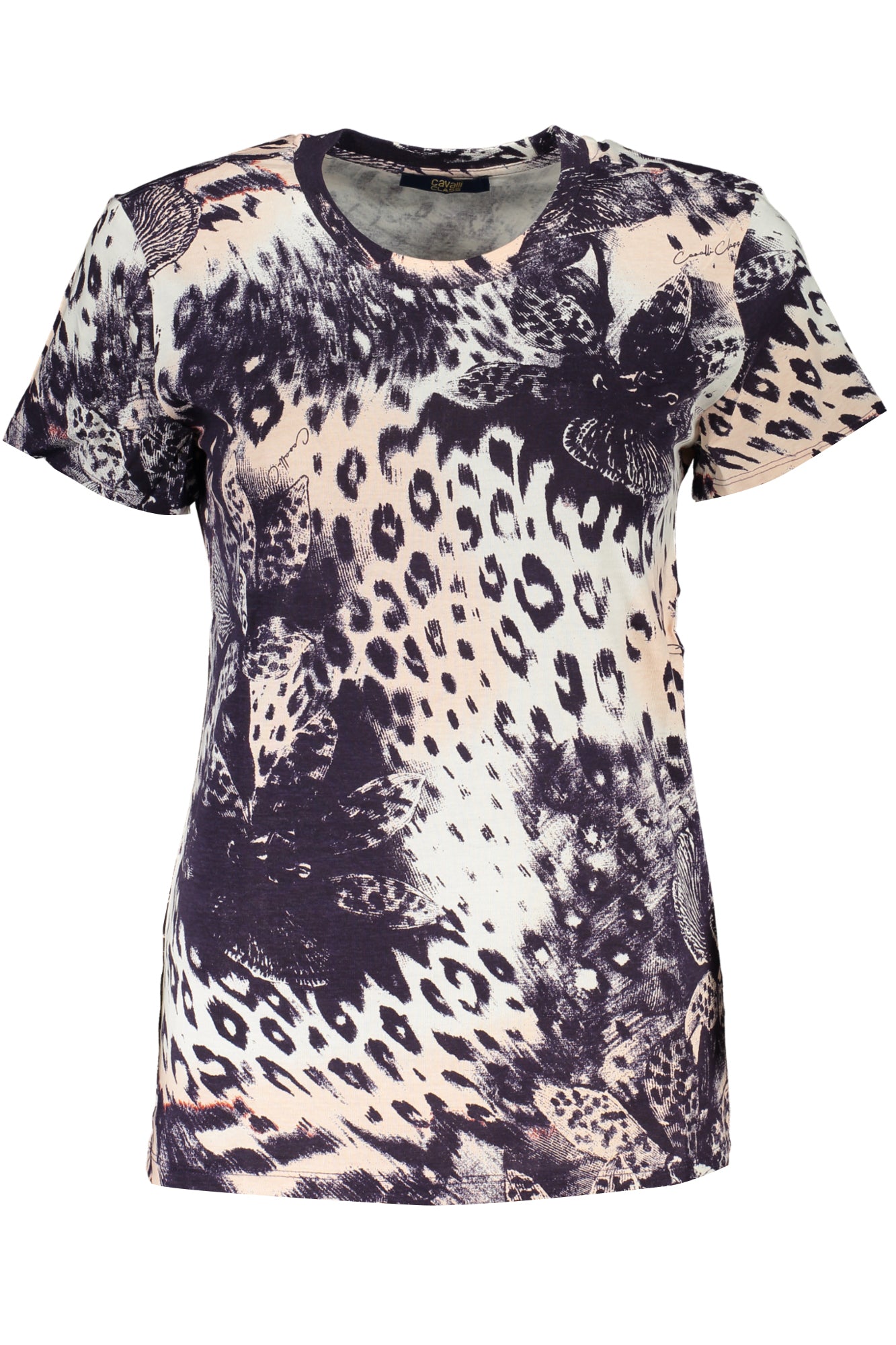 Cavalli Class T-Shirt Maniche Corte Donna Rosa""