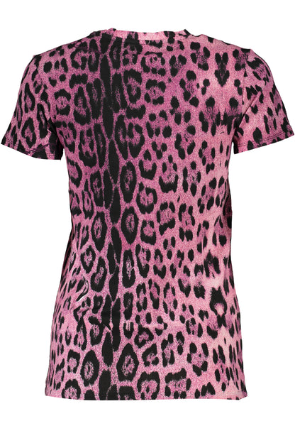 Cavalli Class T-Shirt Maniche Corte Donna Rosa""