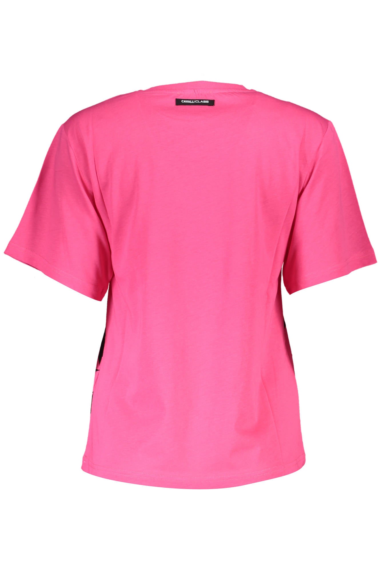 CAVALLI CLASS T-SHIRT MANICHE CORTE DONNA ROSA