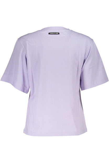 CAVALLI CLASS T-SHIRT MANICHE CORTE DONNA VIOLA