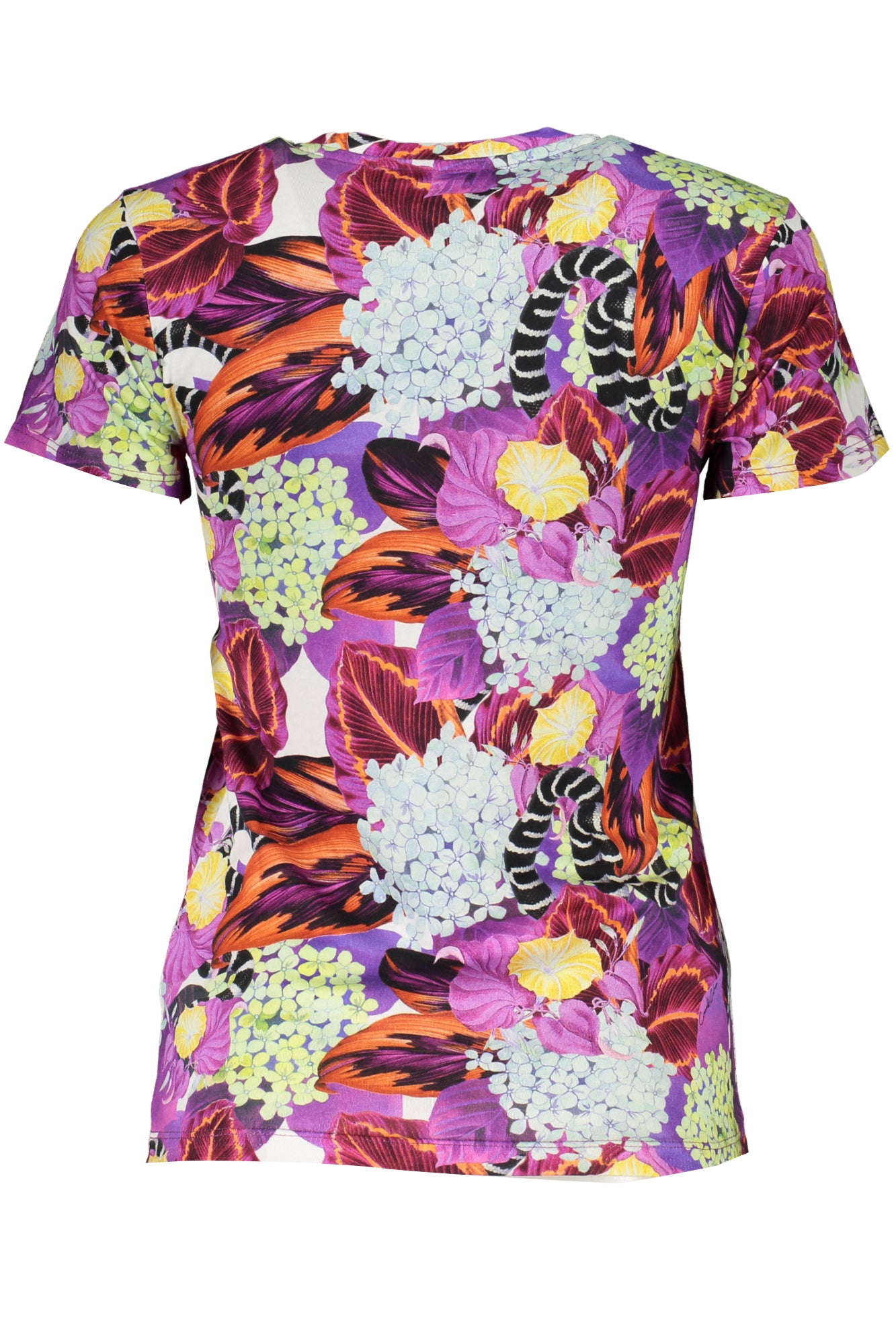 Cavalli Class T-Shirt Maniche Corte Donna Viola""