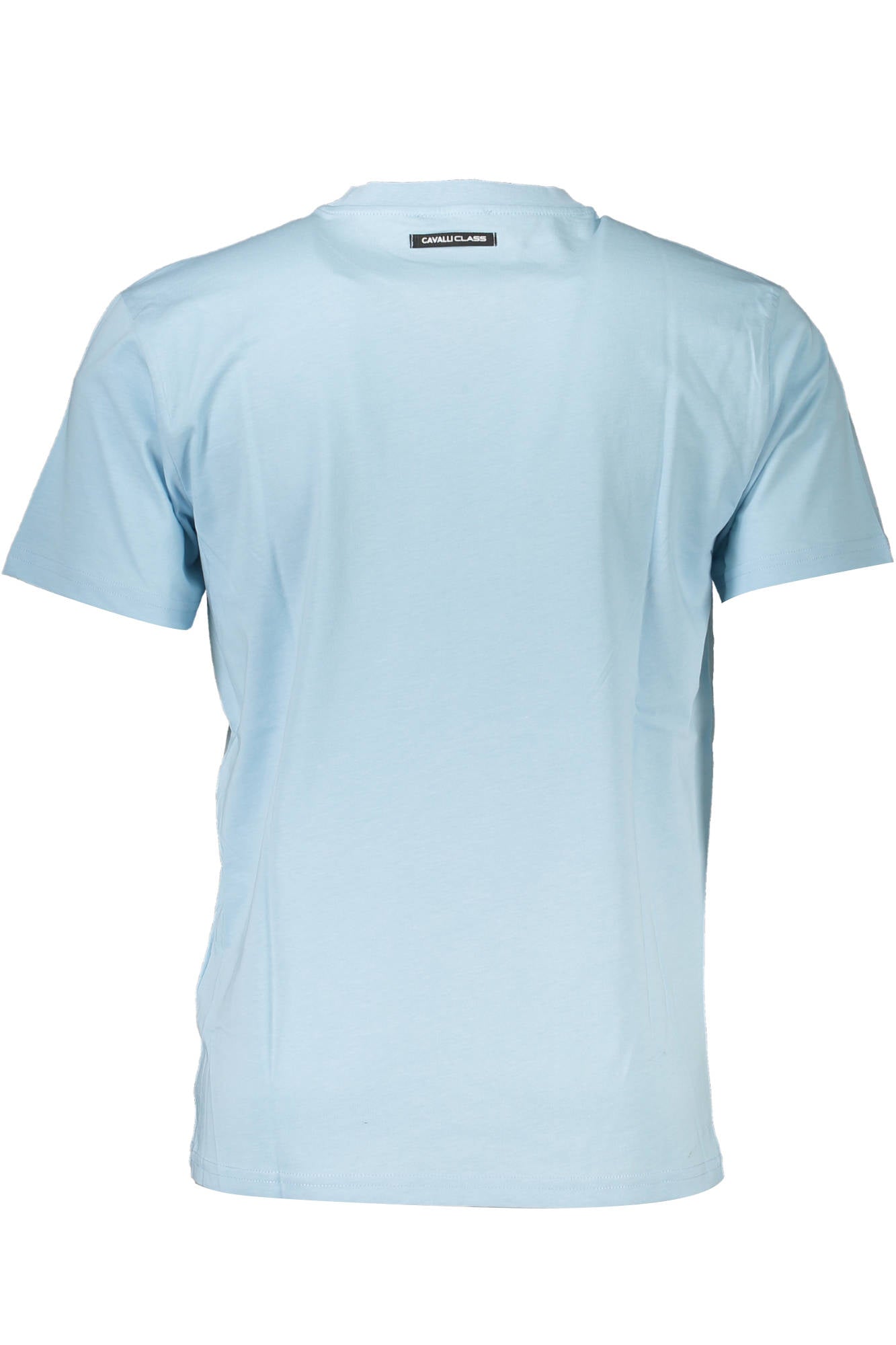 CAVALLI CLASS T-SHIRT MANICHE CORTE UOMO AZZURRO