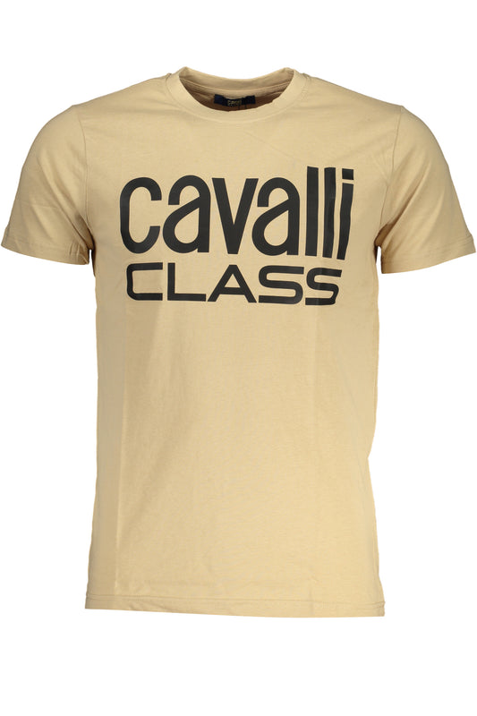 CAVALLI CLASS T-SHIRT MANICHE CORTE UOMO BEIGE