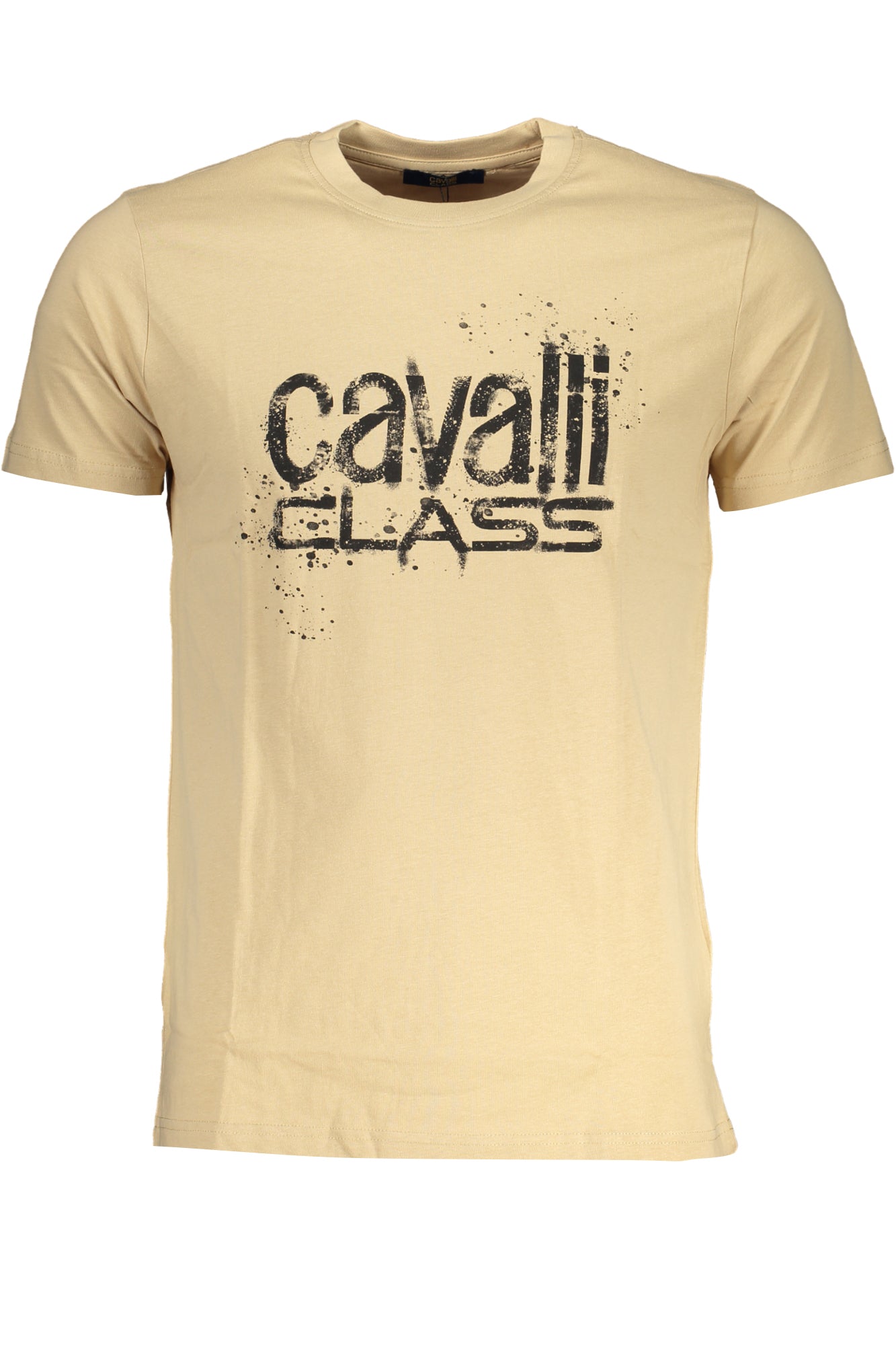 CAVALLI CLASS T-SHIRT MANICHE CORTE UOMO BEIGE