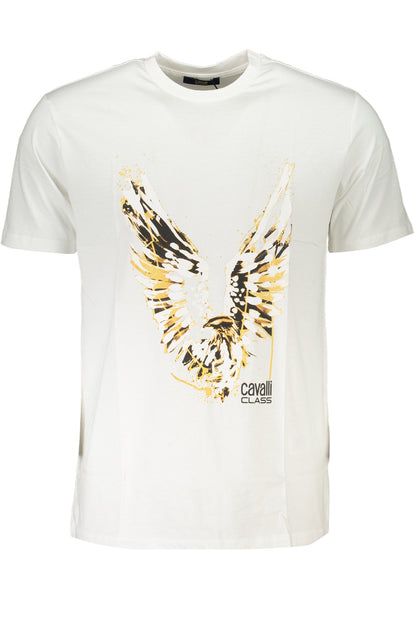 CAVALLI CLASS T-SHIRT MANICHE CORTE UOMO BIANCO