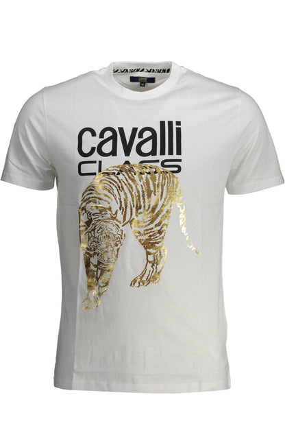 CAVALLI CLASS T-SHIRT MANICHE CORTE UOMO BIANCO