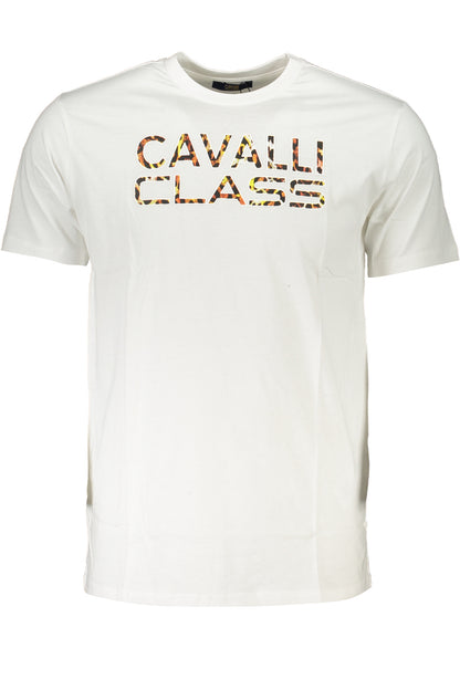 CAVALLI CLASS T-SHIRT MANICHE CORTE UOMO BIANCO