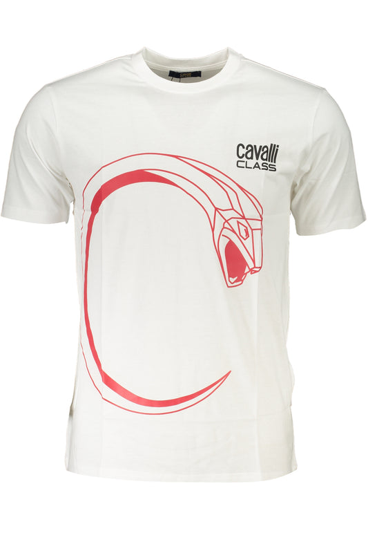 CAVALLI CLASS T-SHIRT MANICHE CORTE UOMO BIANCO