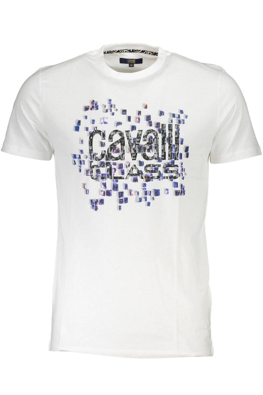 CAVALLI CLASS T-SHIRT MANICHE CORTE UOMO BIANCO