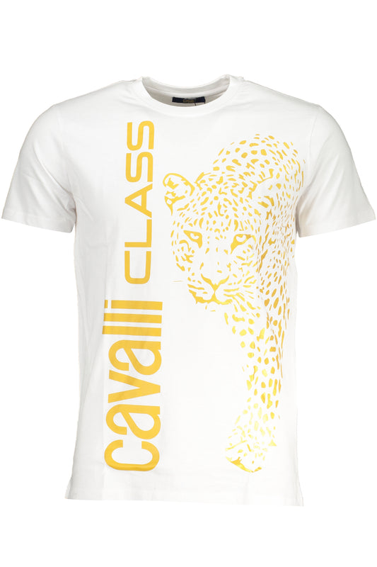 CAVALLI CLASS T-SHIRT MANICHE CORTE UOMO BIANCO