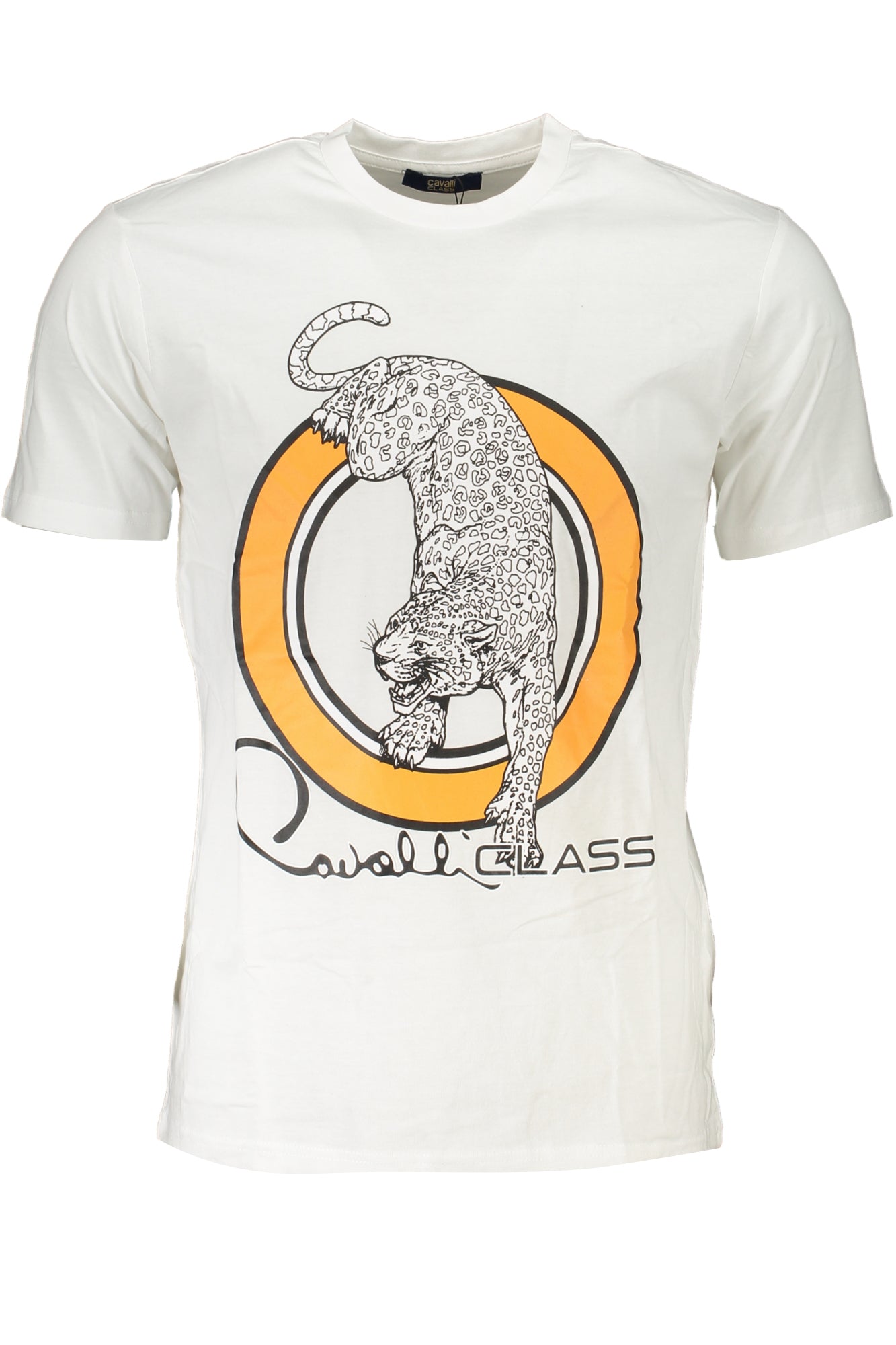 CAVALLI CLASS T-SHIRT MANICHE CORTE UOMO BIANCO