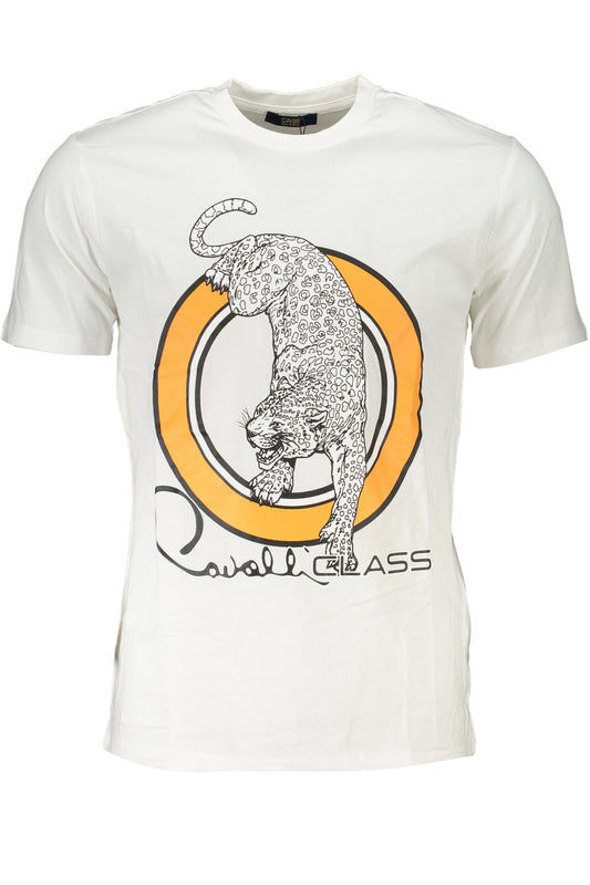 CAVALLI CLASS T-SHIRT MANICHE CORTE UOMO BIANCO