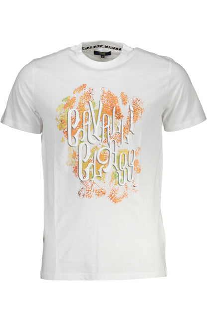 CAVALLI CLASS T-SHIRT MANICHE CORTE UOMO BIANCO