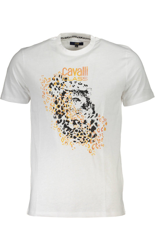 CAVALLI CLASS T-SHIRT MANICHE CORTE UOMO BIANCO