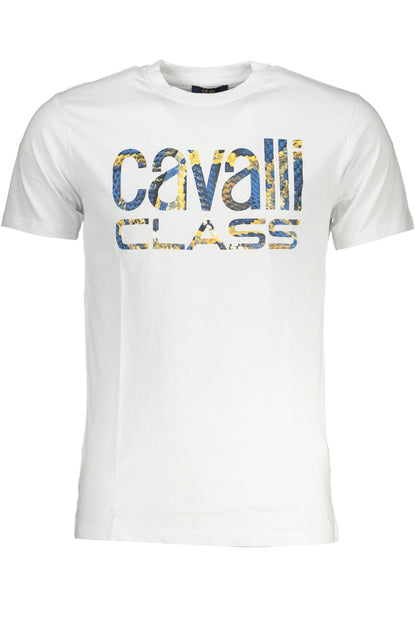 CAVALLI CLASS T-SHIRT MANICHE CORTE UOMO BIANCO