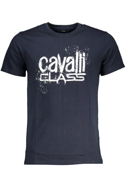 CAVALLI CLASS T-SHIRT MANICHE CORTE UOMO BLU