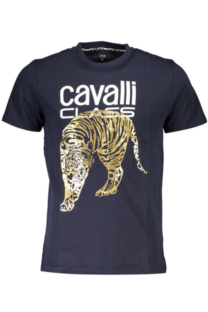 CAVALLI CLASS T-SHIRT MANICHE CORTE UOMO BLU