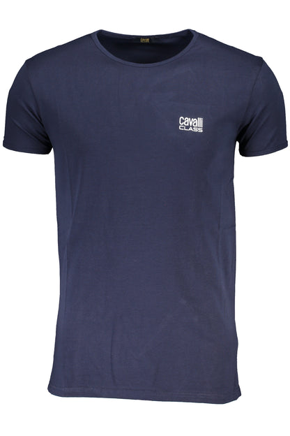 CAVALLI CLASS T-SHIRT MANICHE CORTE UOMO BLU""