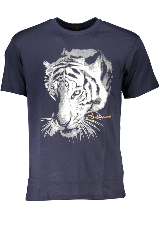 CAVALLI CLASS T-SHIRT MANICHE CORTE UOMO BLU