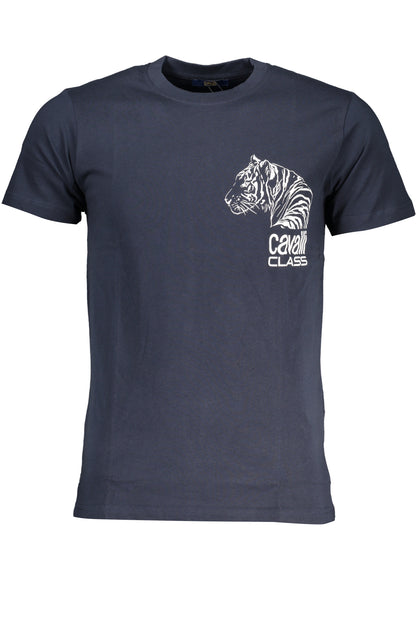 CAVALLI CLASS T-SHIRT MANICHE CORTE UOMO BLU