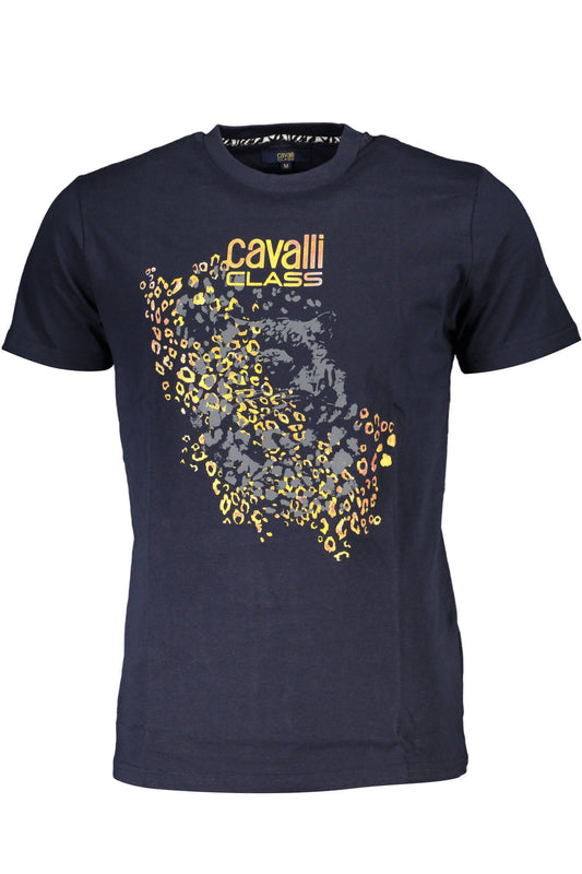 CAVALLI CLASS T-SHIRT MANICHE CORTE UOMO BLU