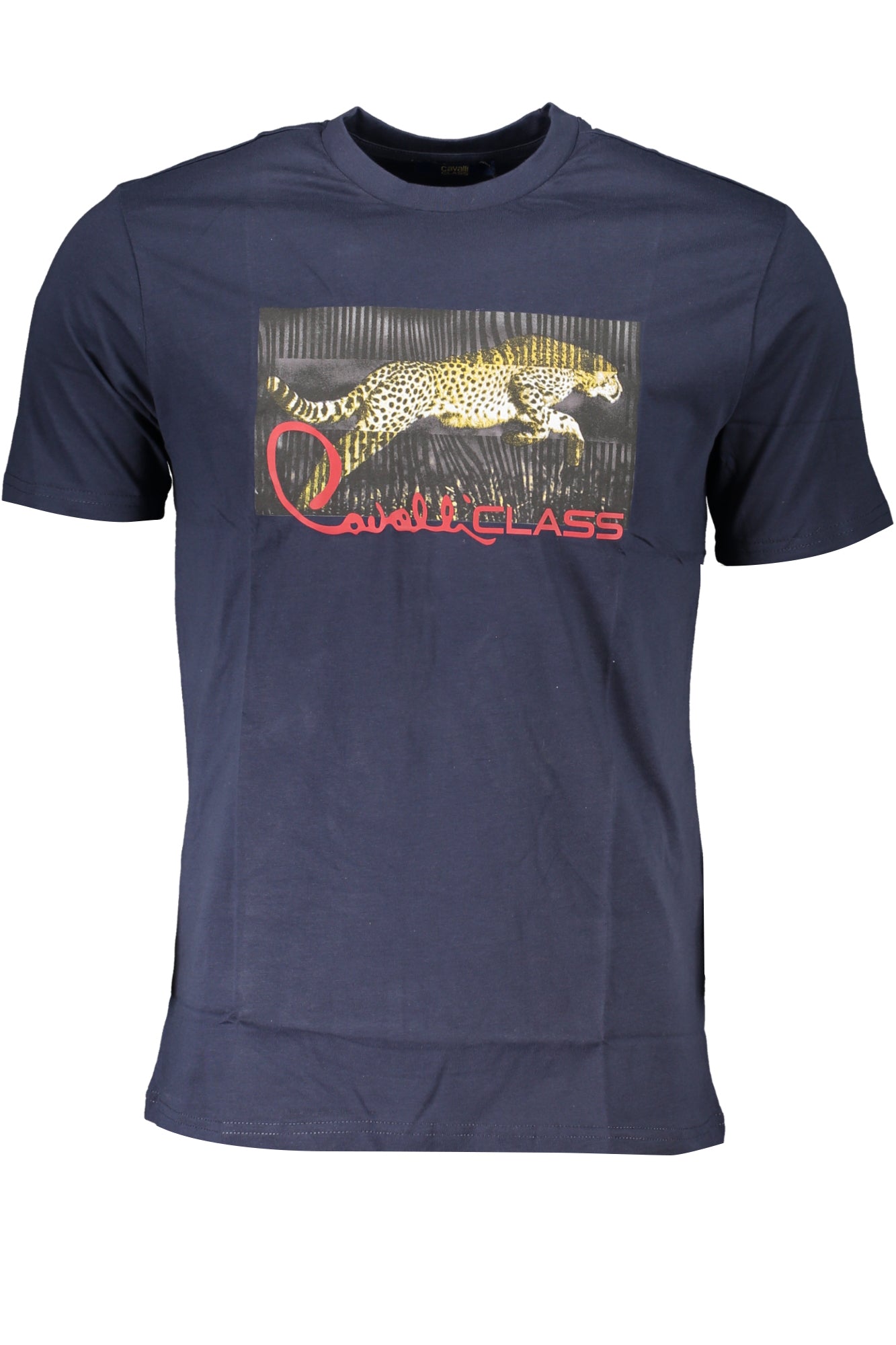 CAVALLI CLASS T-SHIRT MANICHE CORTE UOMO BLU