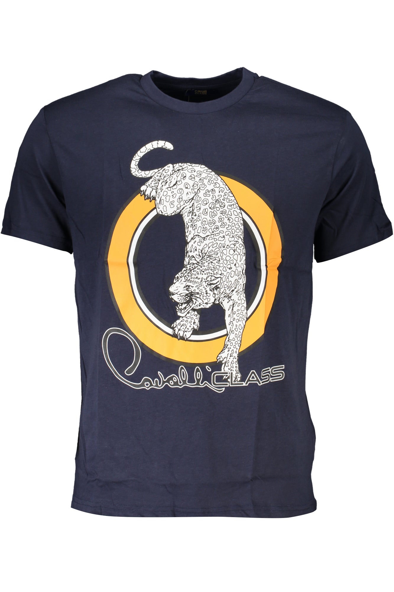 CAVALLI CLASS T-SHIRT MANICHE CORTE UOMO BLU