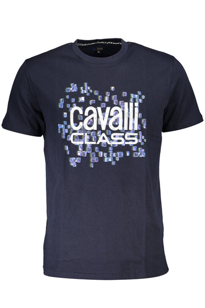 CAVALLI CLASS T-SHIRT MANICHE CORTE UOMO BLU